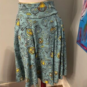 Effie’s heart womens M vintage hot air balloons balloon theme skater skirt